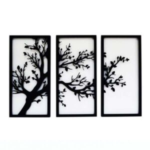 3-Piece Tree Wall Art