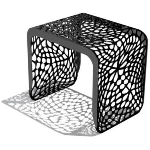 Voronoi Pattern Side Table