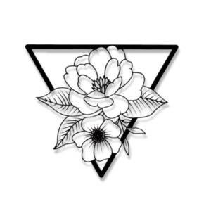 Floral Design Art Stencil