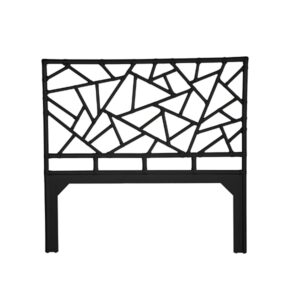 Abstract Design Metal Headboard