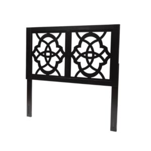 Ornate Floral Metal Headboard