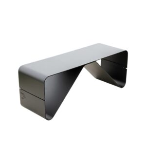 Sleek Modern Metal Bench