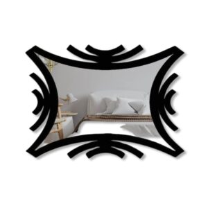 Laser Cut Floral Wall Mirror