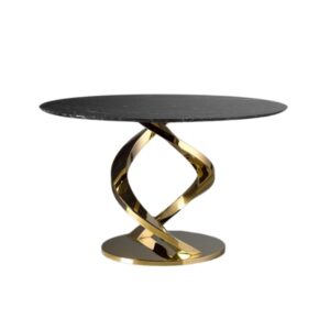 Luxury Marble Gold Dining Table