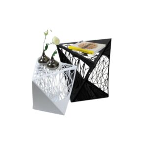 Modern Geometric Diamond Side Table