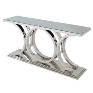 Modern Geometric Console Table