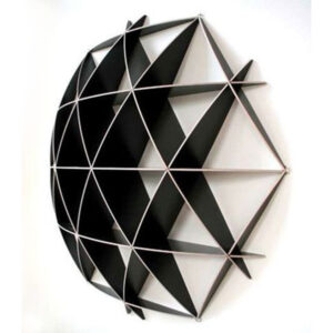 Geometric Wall-Mounted Display Shelve