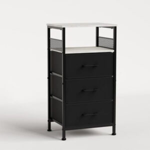 Modern Metal Drawer Nightstand
